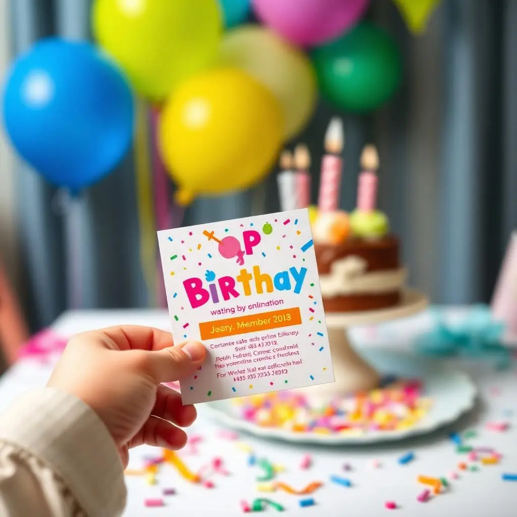 Birthday Invitations — detail view 4