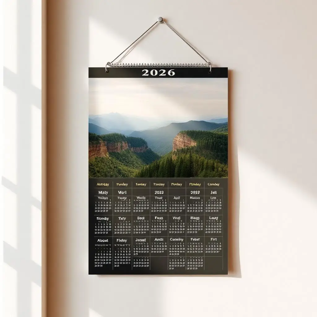 Custom printed Wall Calendar by SA Creative