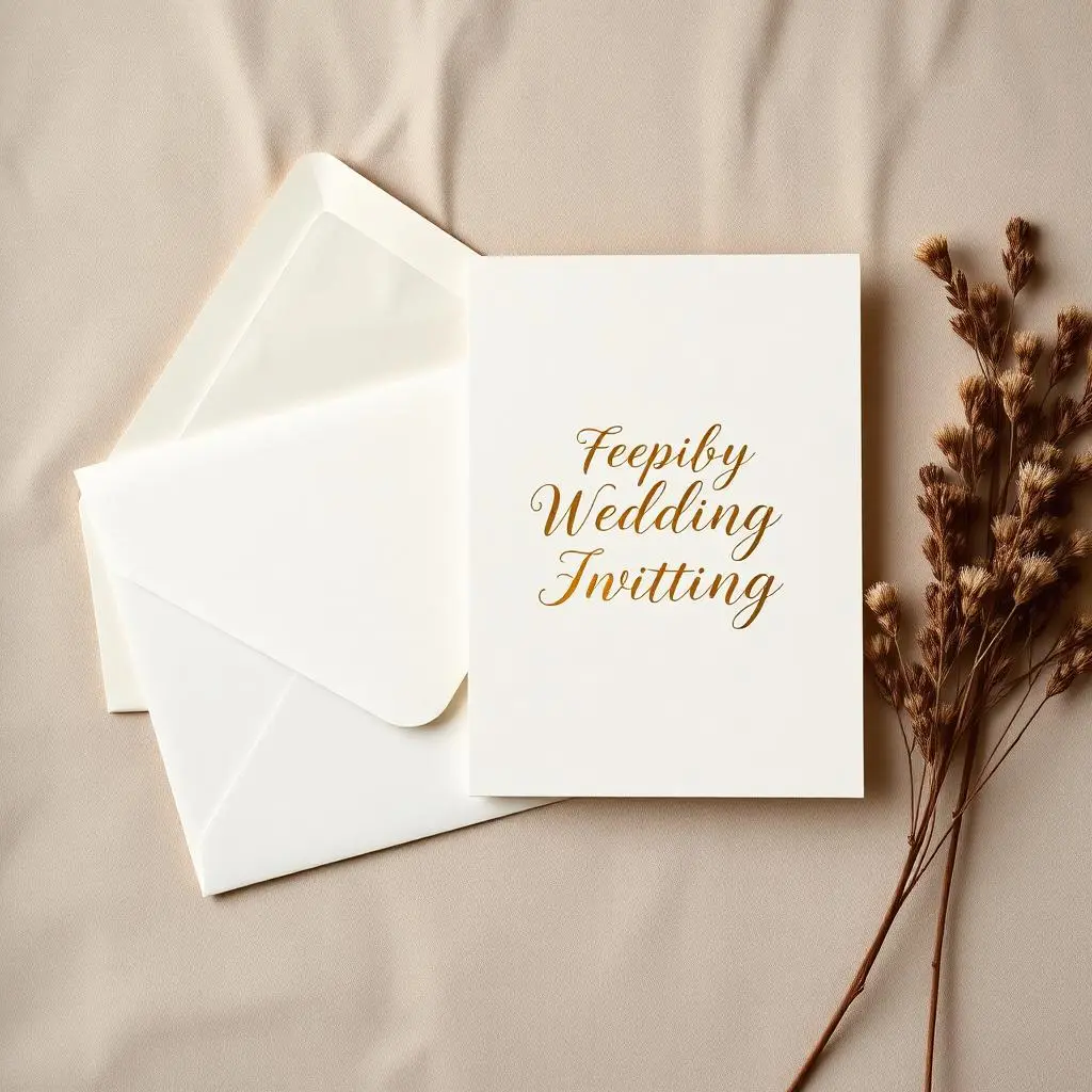 Custom printed Wedding Invitations by SA Creative